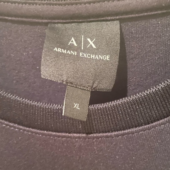 Armani Exchange Circle Logo Sweatshirt Mens XL  nwt (Read) - Picture 8 of 10